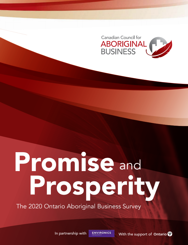 Promesse et prospérité: Sondage 2020 sur les entreprises autochtones de l'Ontario